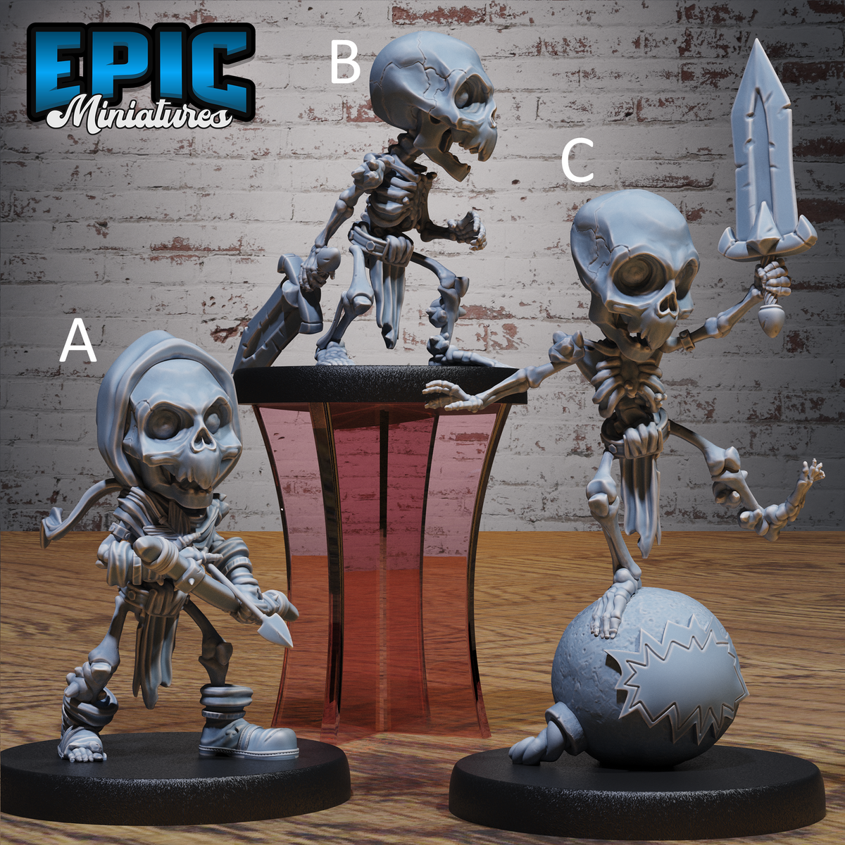 Gnome Skeleton - Epic Miniatures