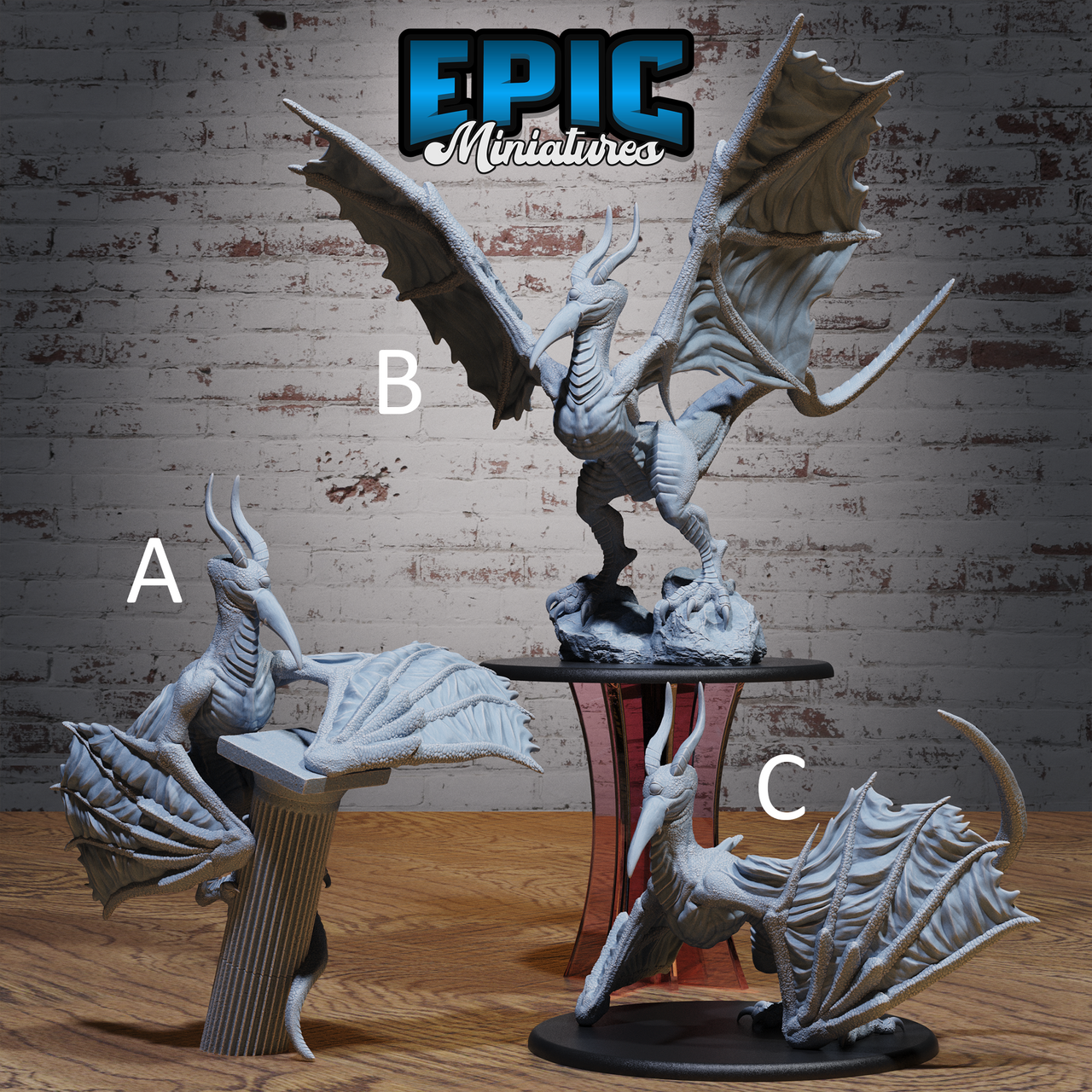 Cyclops Wyvern - Epic Miniatures