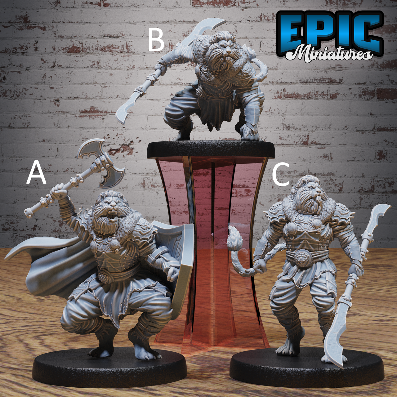 Lion King Fighter - Epic Miniatures