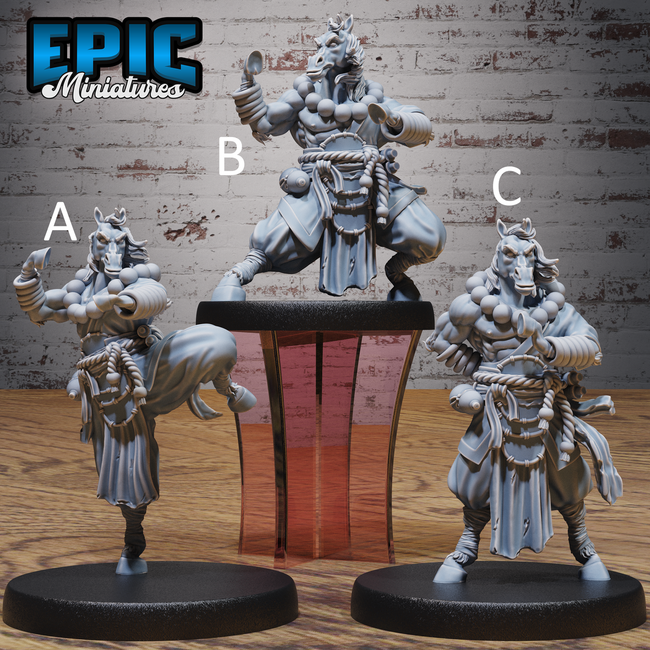 Horsefolk Monk - Epic Miniatures