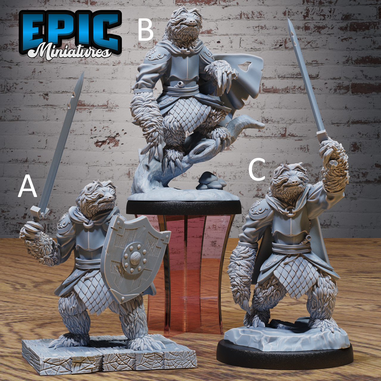Sloth Paladin - Epic Miniatures