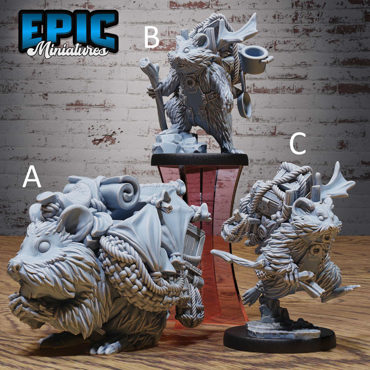 Adventure Hamster - Epic Miniatures
