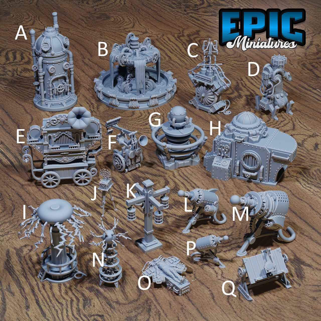 Construct Laboratory Scatter Terrain - Epic Miniatures