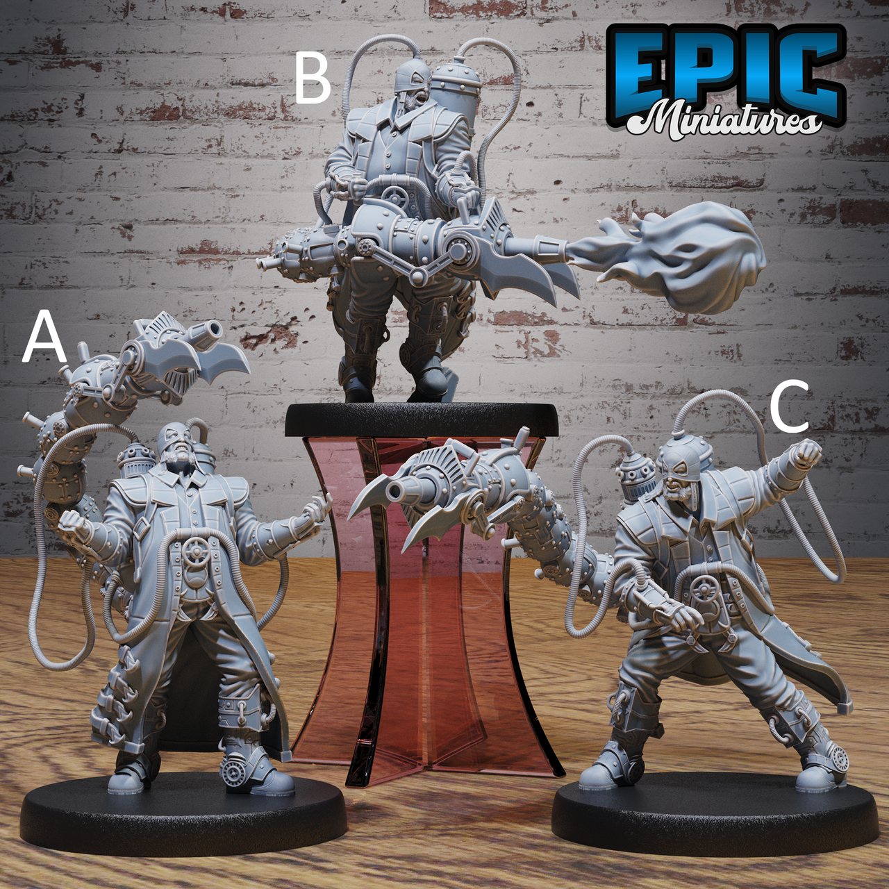 Mad Scorpion Professor - Epic Miniatures