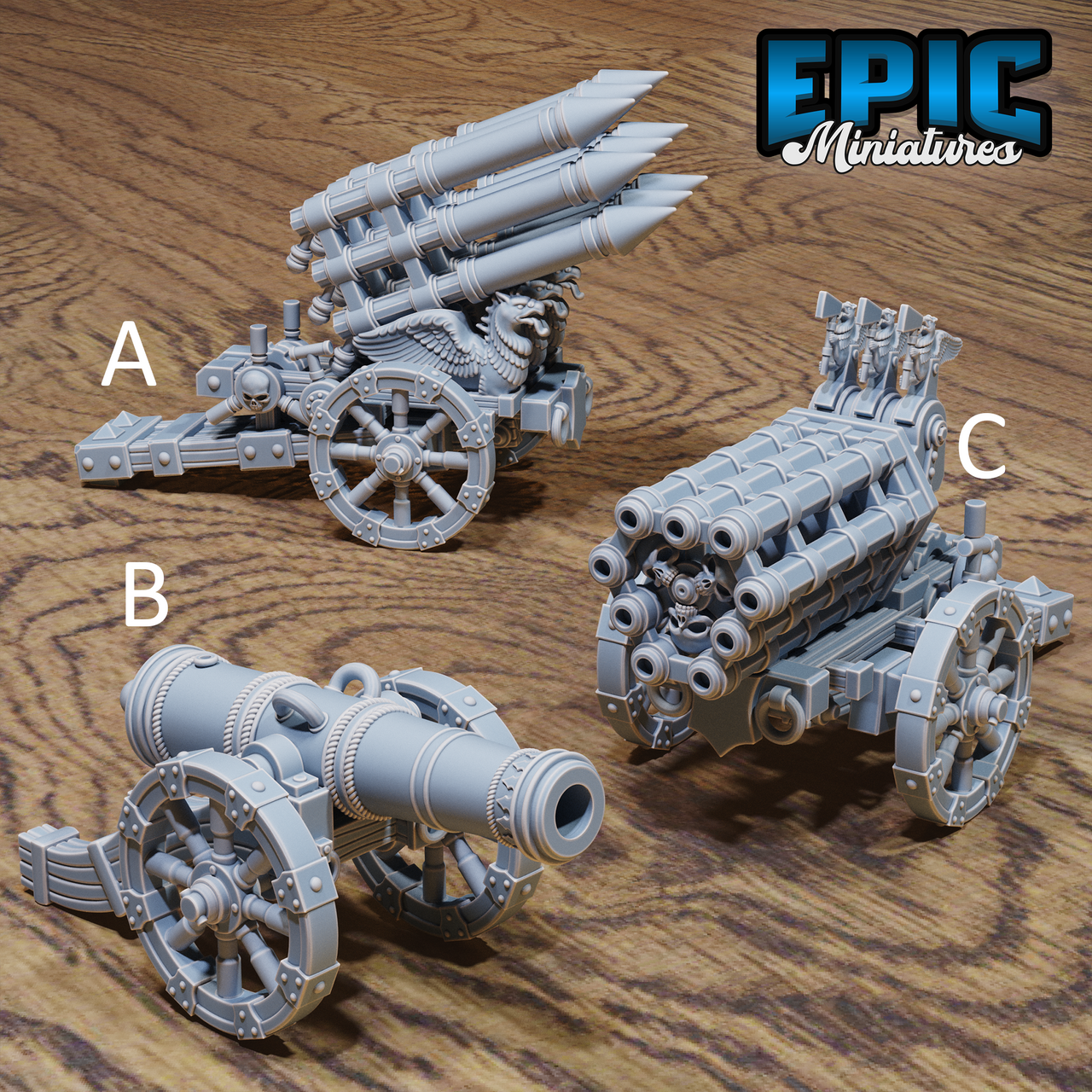 Dwarven Cannons - Epic Miniatures