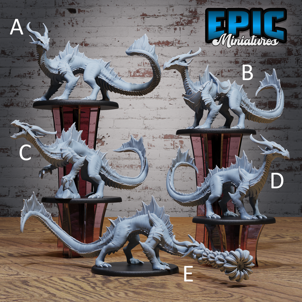 Emerald Guard Drake - Epic Miniatures