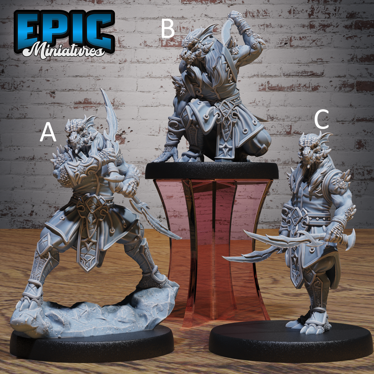 Dragonborn Rogue - Epic Miniatures