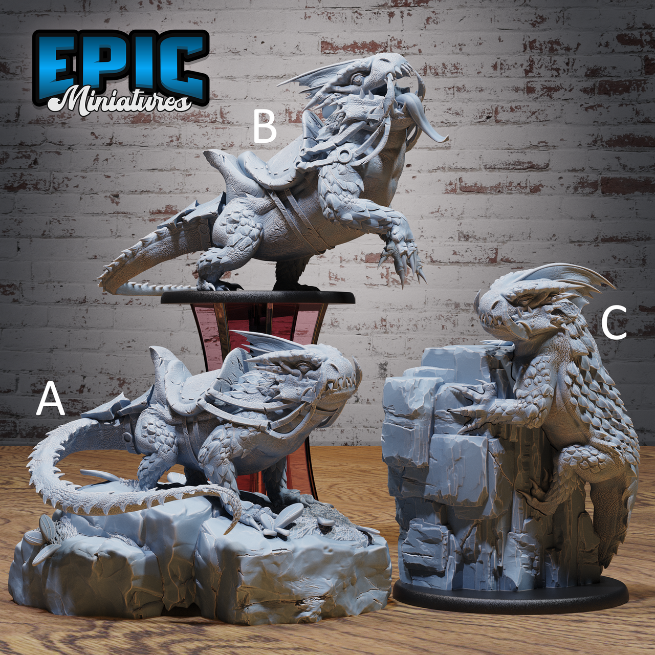 Giant Lizard - Epic Miniatures