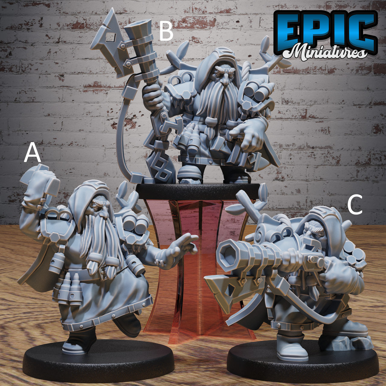 Dwarf Dragon Gunner - Epic Miniatures