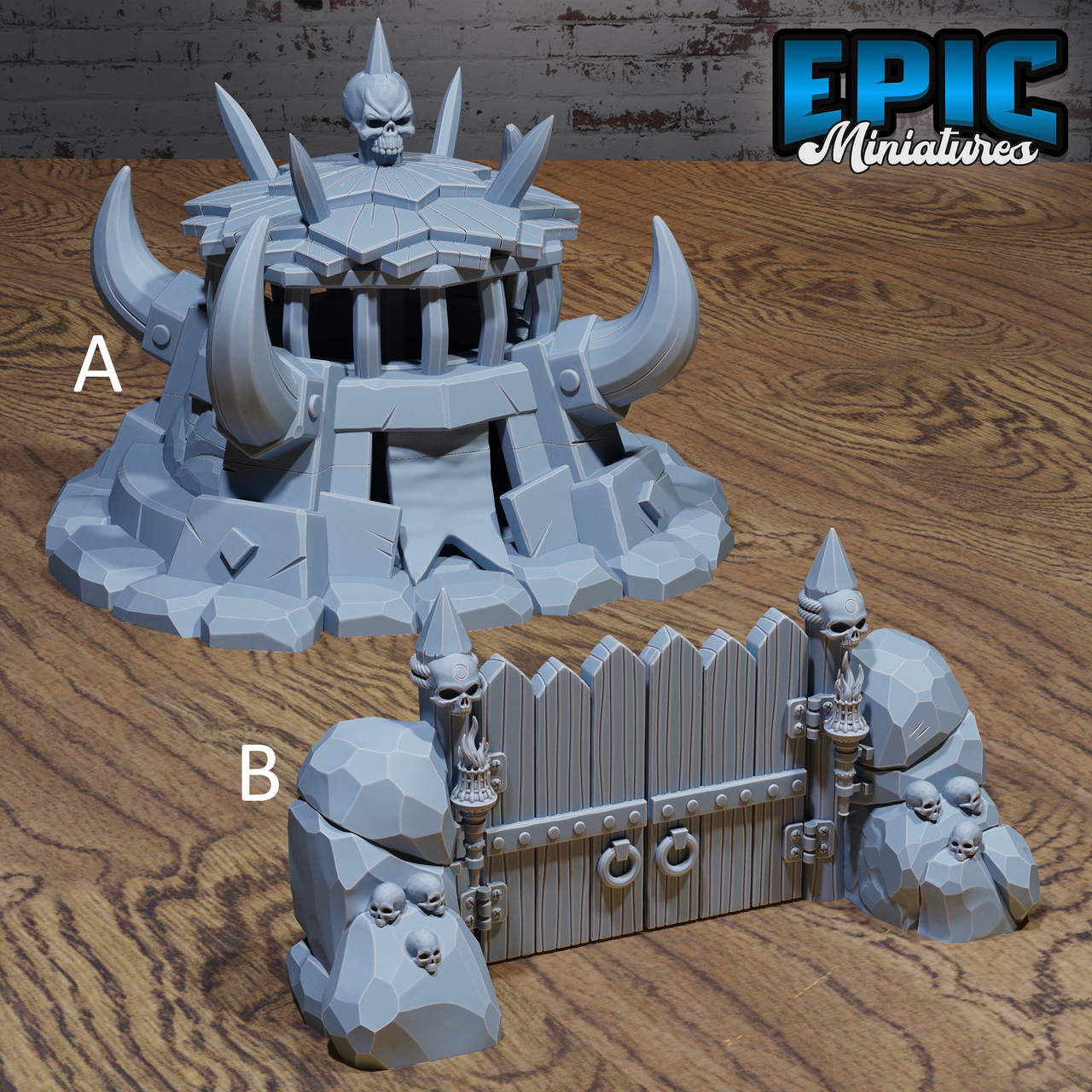 Goblin Outpost and Gate - Epic Miniatures