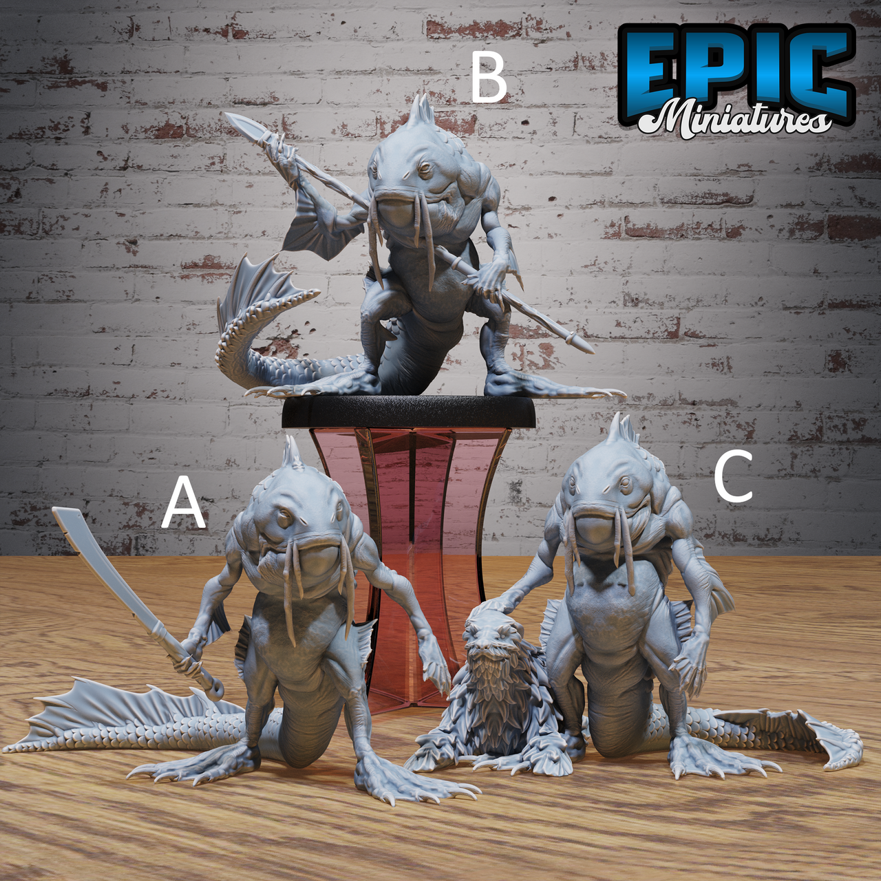 Catfish Folk - Epic Miniatures