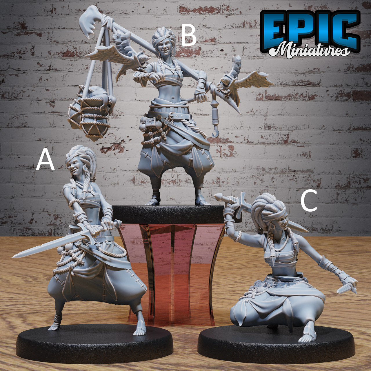 Pirate Island Girl - Epic Miniatures