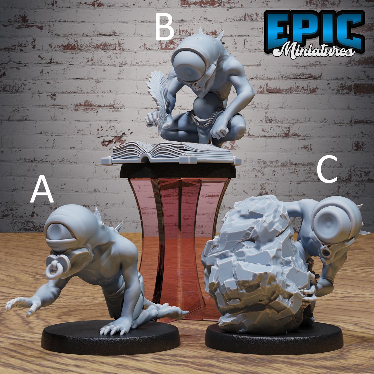 Nothic Baby - Epic Miniatures | Magical Library