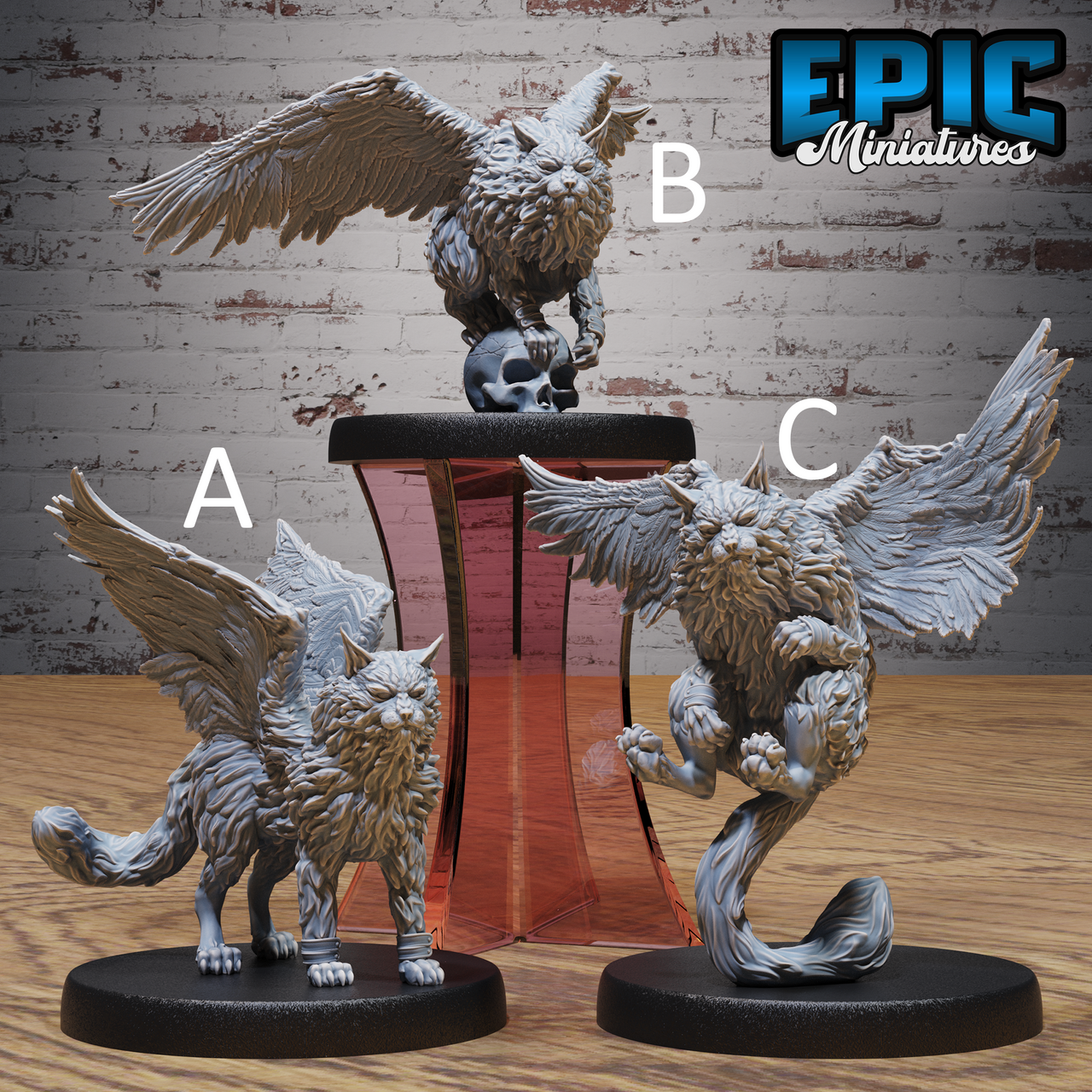 Tressym Cat - Epic Miniatures | Magical Library