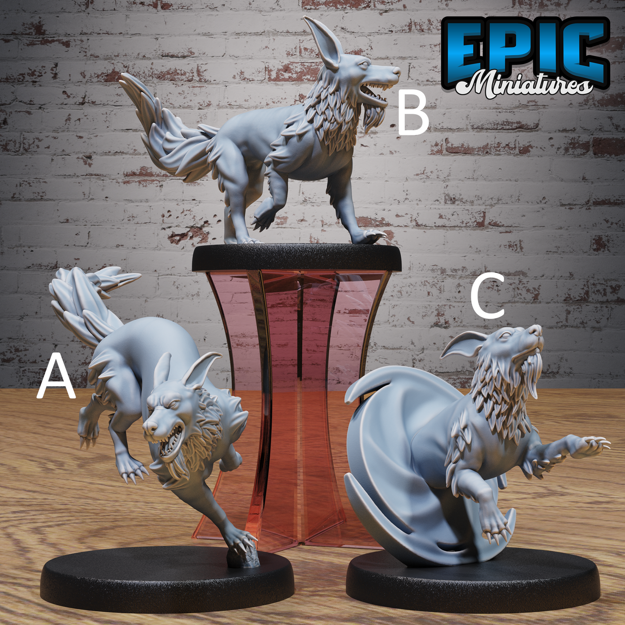 Blink Dog - Epic Miniatures | Magical Library