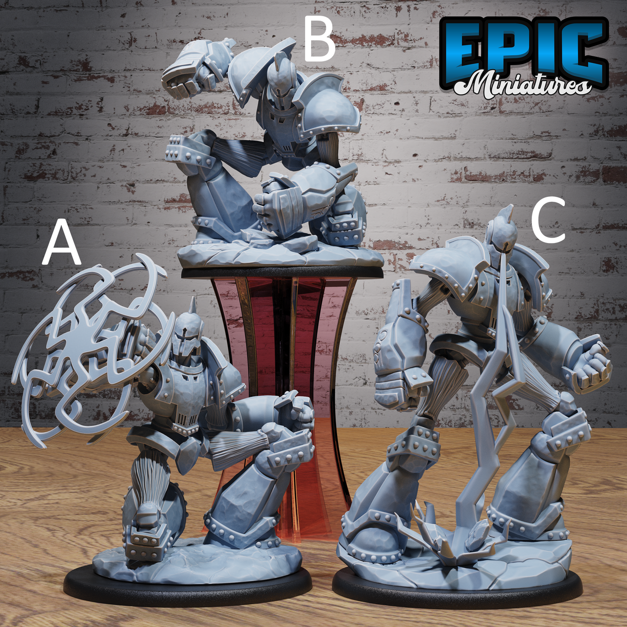 Shield Guardian - Epic Miniatures | Magical Library