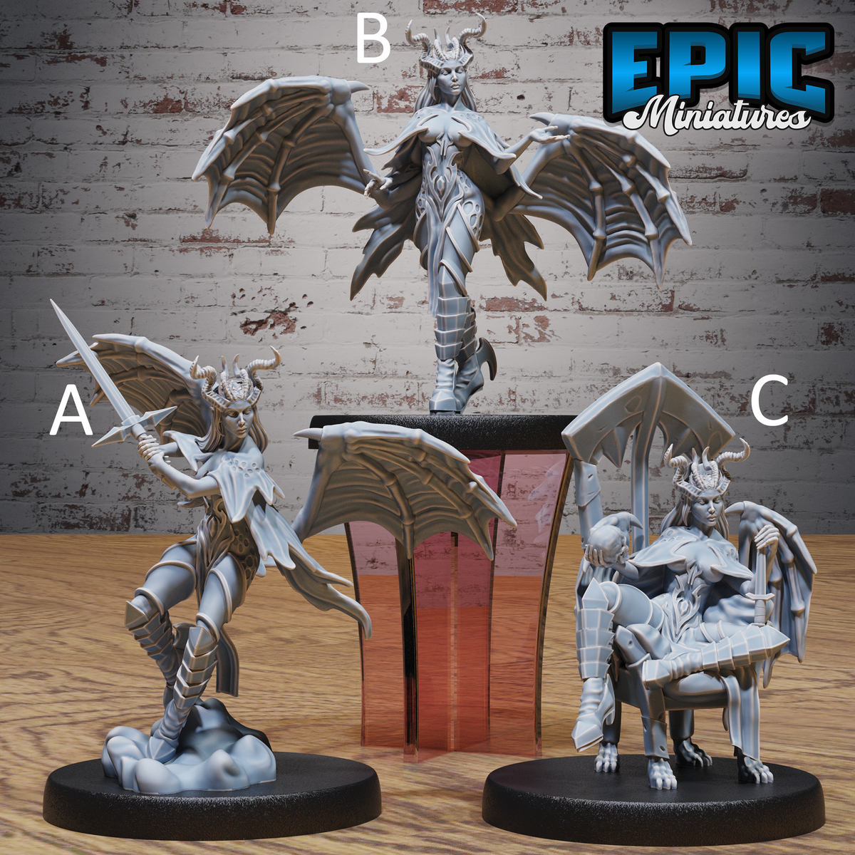 Succubus Queen Malcanthet - Epic Miniatures