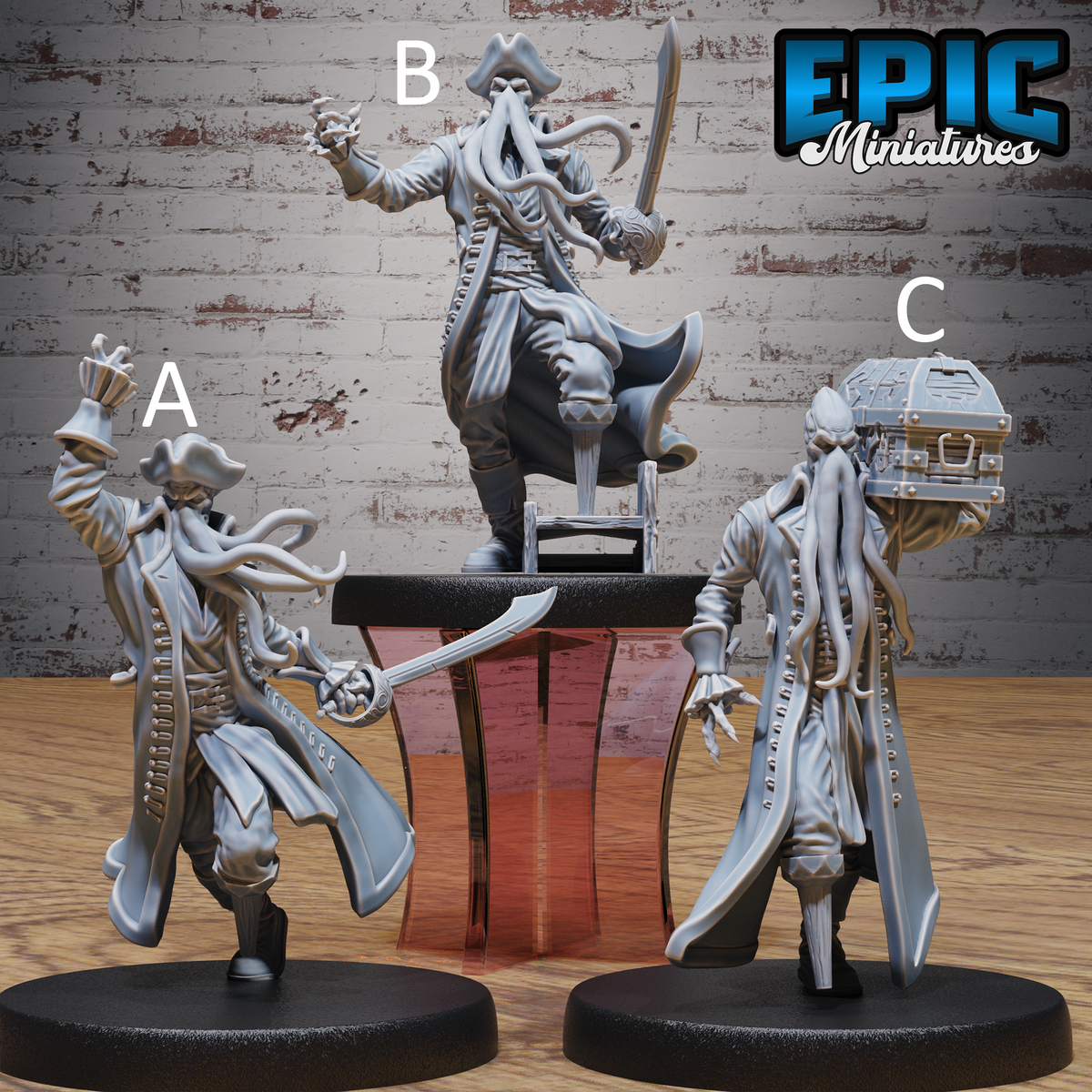 Mind Pirate Captain - Epic Miniatures