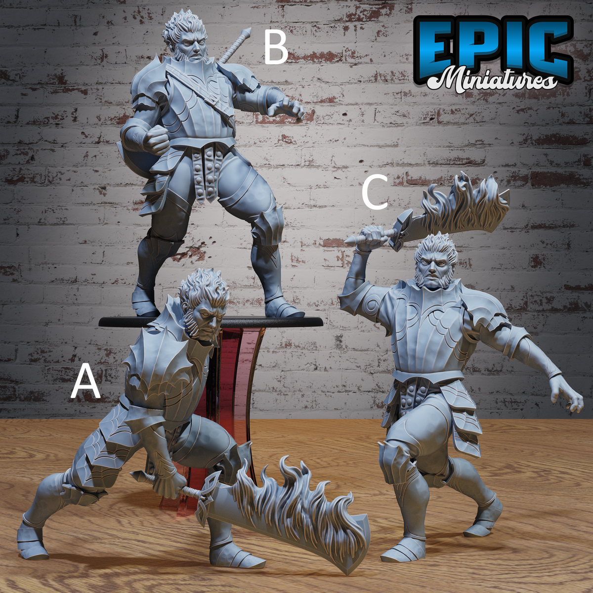 Fire Giant Warrior - Epic Miniatures