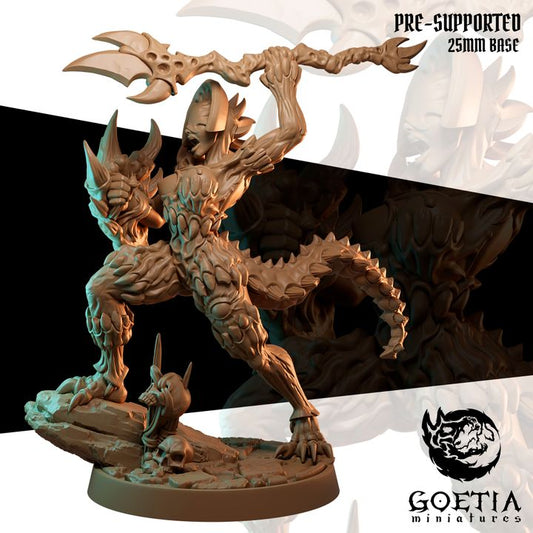 Asaria, the Teeth of the Badlands. Demonic Warrior  - Goetia Miniatures
