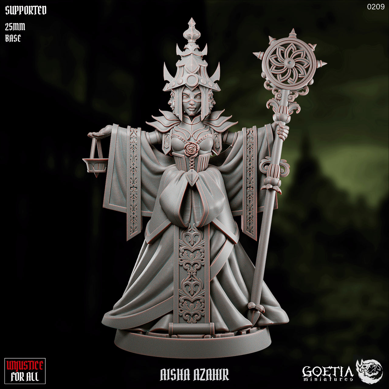 Aisha Azahir, Court Noble - Goetia Miniatures