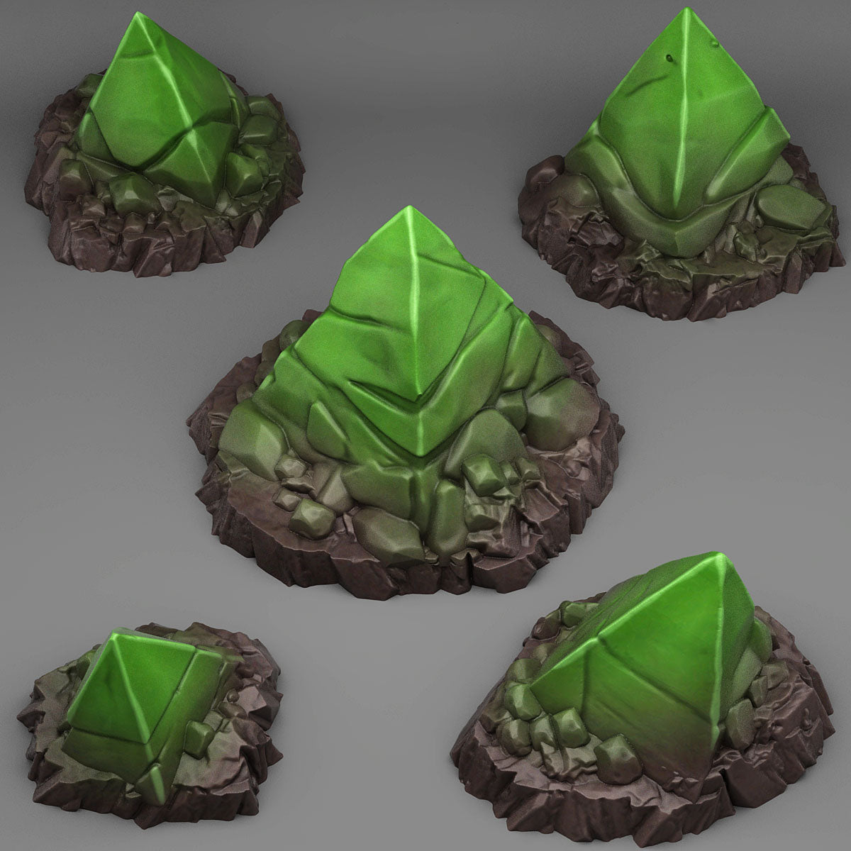 Alien Shards Scatter Terrain - Fantastic Plants and Rocks