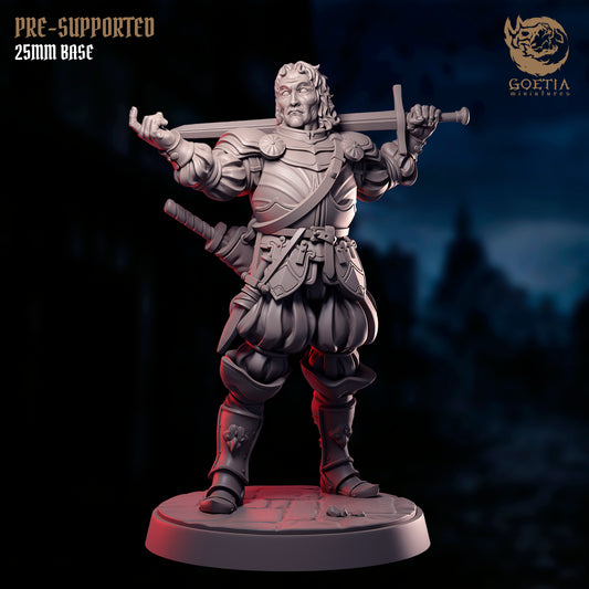 Alrek Varnoss, Vadican Guard - Goetia Miniatures