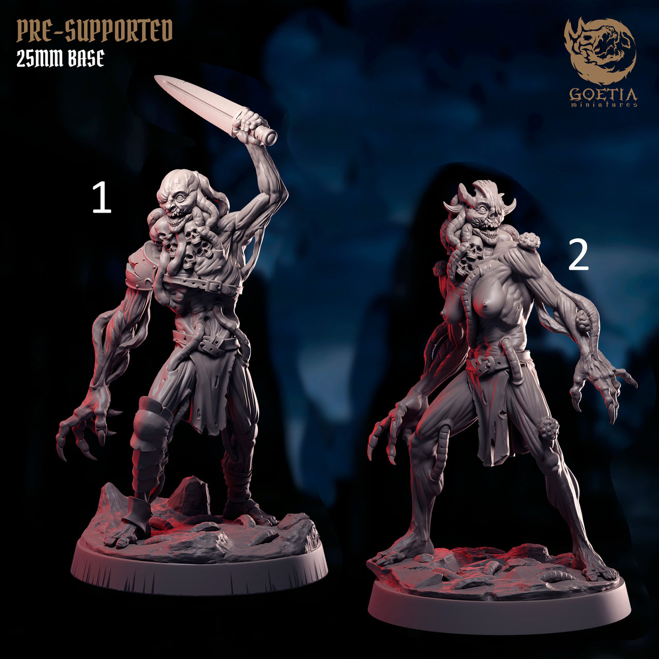 Alzir Spawn, Mutant Champions - Goetia Miniatures