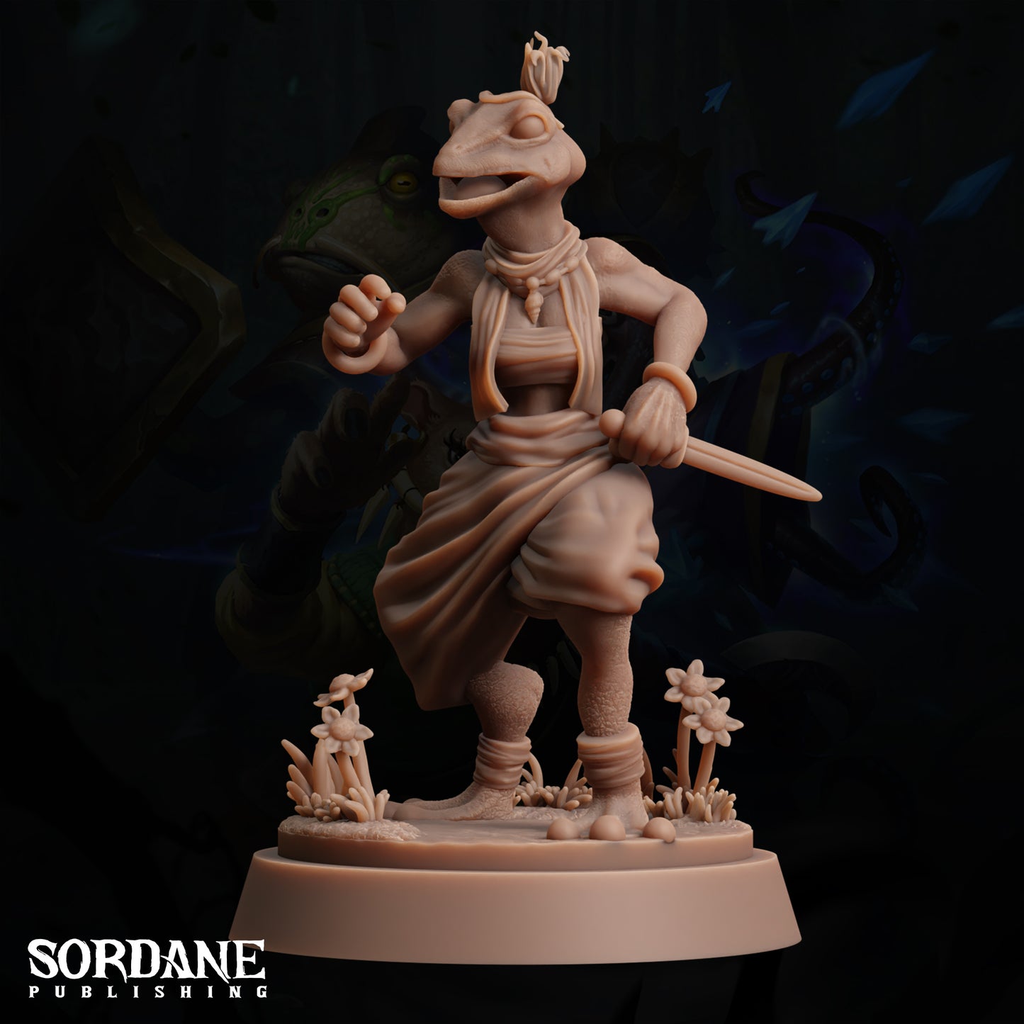 Anaka, Lizardfolk villager - Sordane Publishing