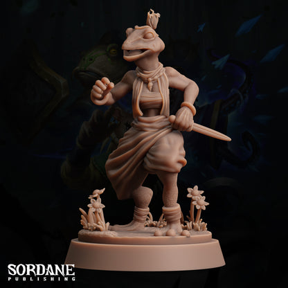 Anaka, Lizardfolk villager - Sordane Publishing