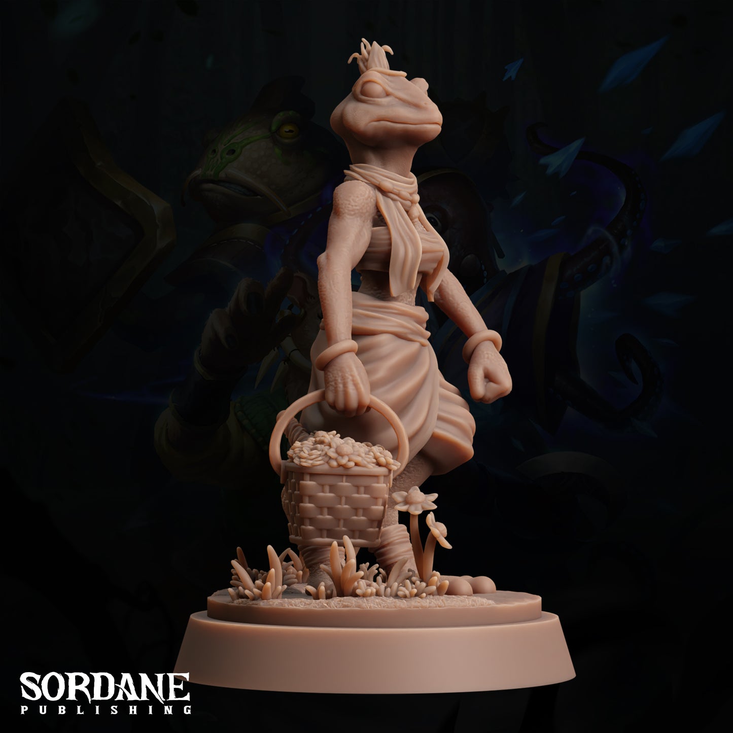 Anaka, Lizardfolk villager - Sordane Publishing