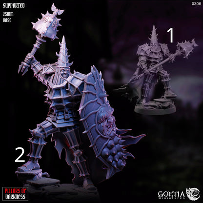 Ancient Repentants. Dark Fantasy Knights - Goetia Miniatures