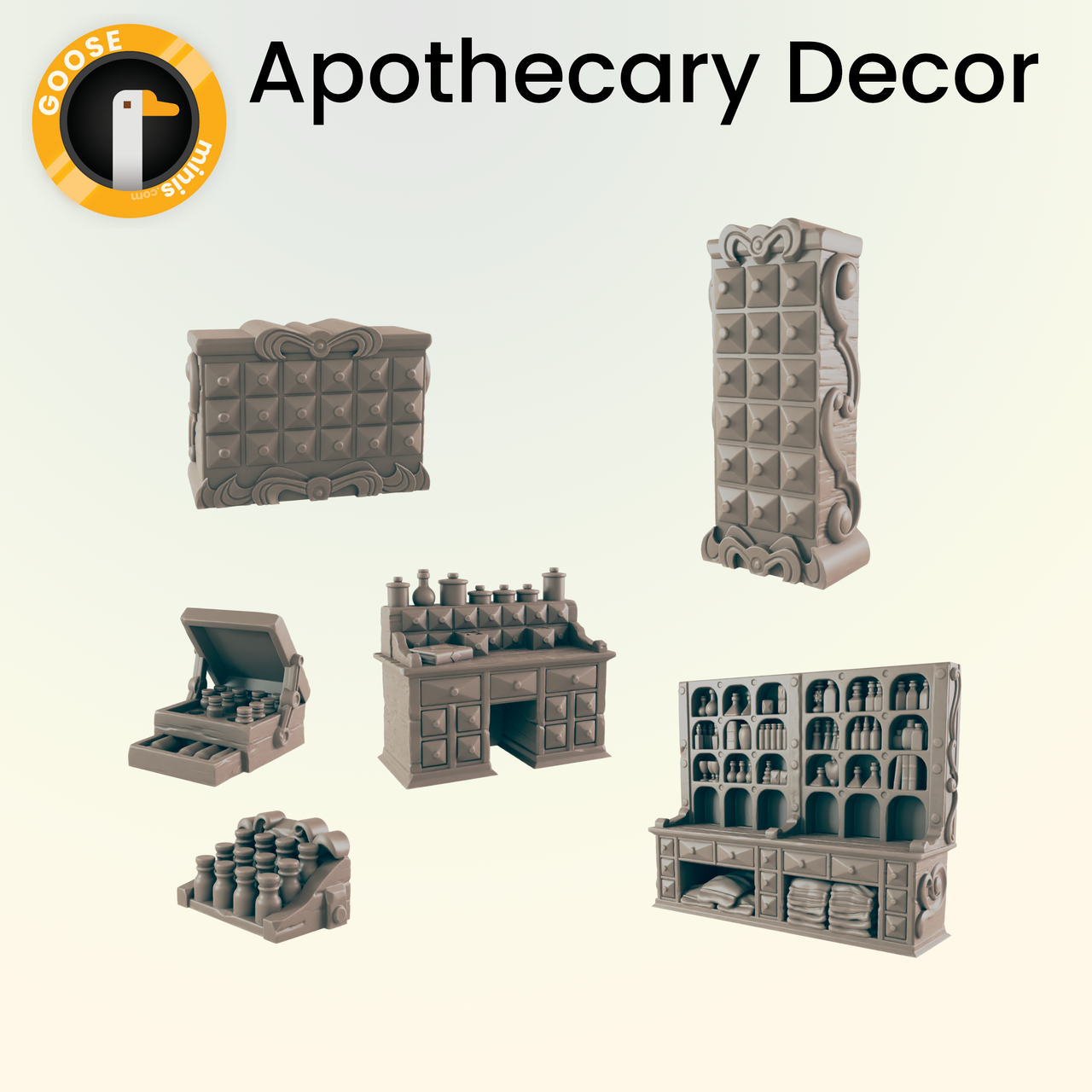 Apothecary Decor - Ec3d | Villagers | Everyday Folk