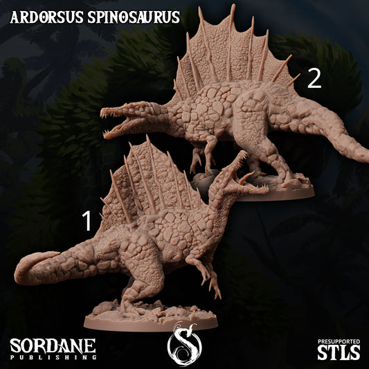 Ardorsus Spinosaurus,Sail Finned Dinosaur- Sordane Publishing