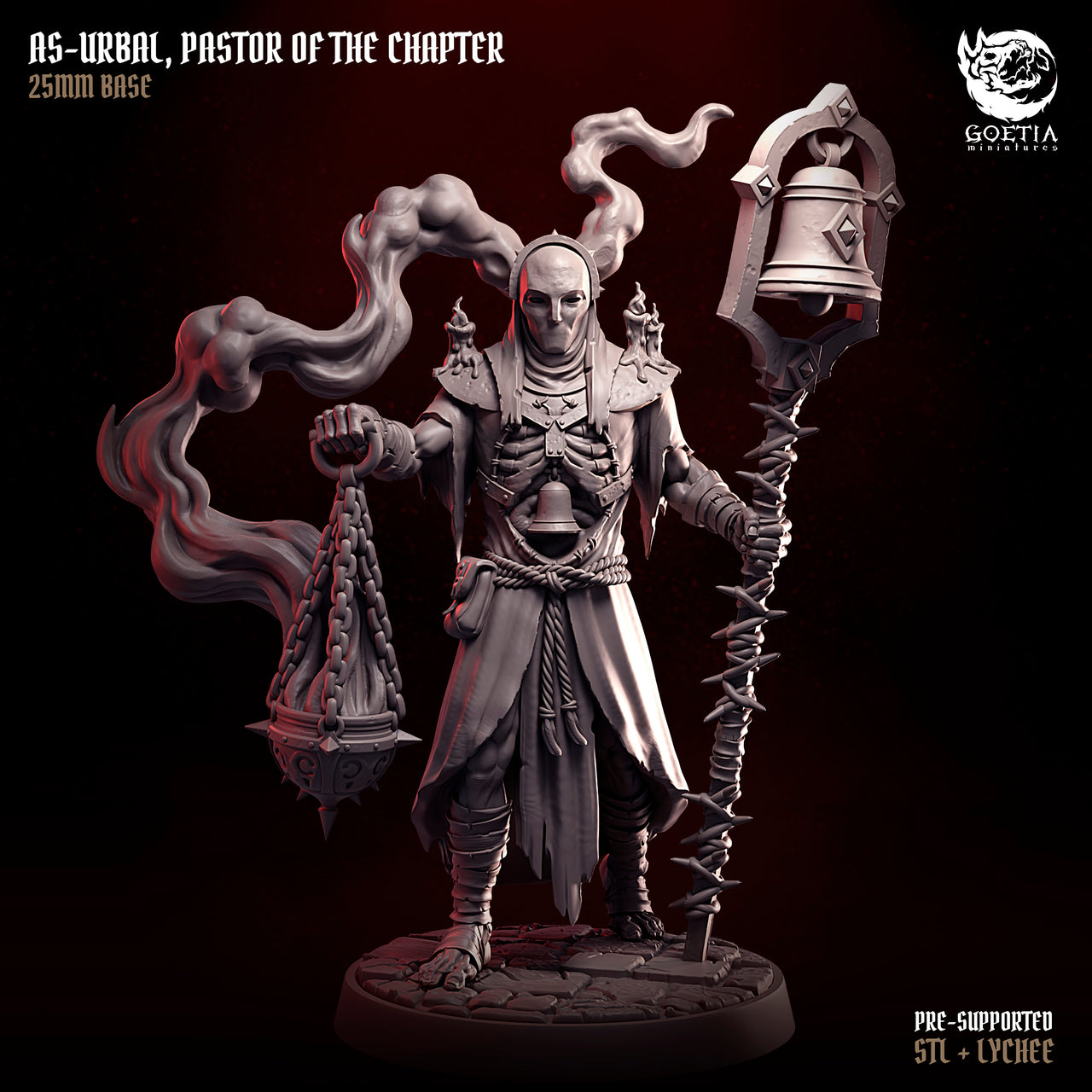 As-Urbal, Pastor of the Chapter. Martyrs of the Toll - Goetia Miniatures