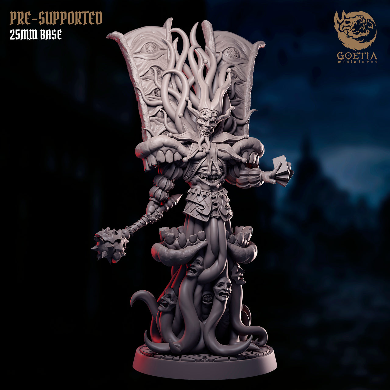 Avatar of Cards, Demoonic Jester - Goetia Miniatures