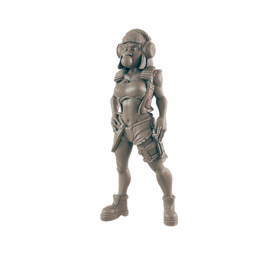 Bubble Gum Sally. Cybpunk Civilian - Ec3d