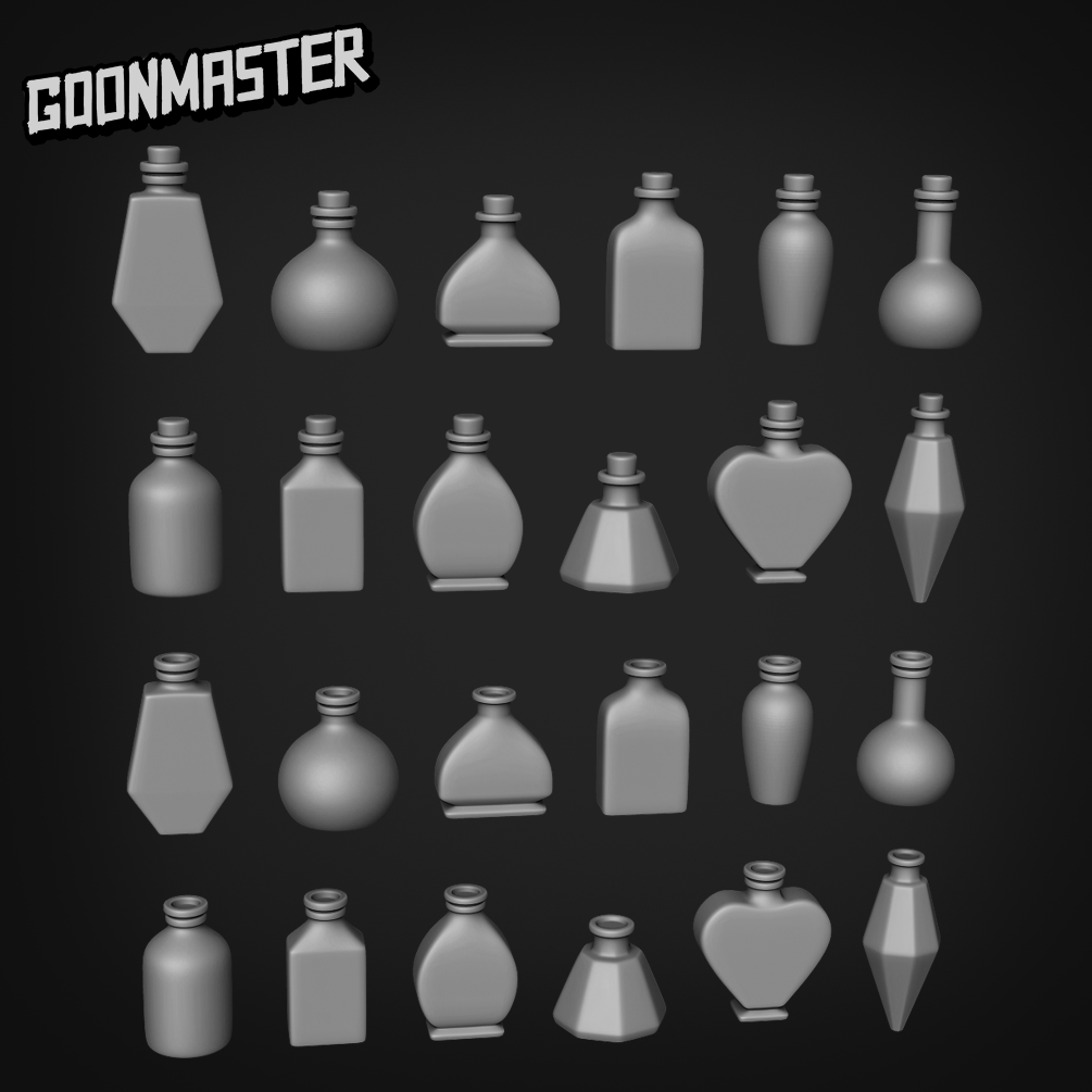 Potion  Bottles - Goonmaster Basing Bits