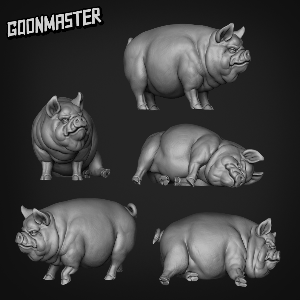 Pig - Goonmaster Basing Bits