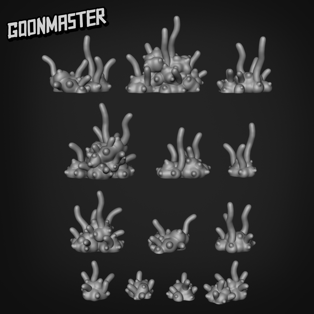 Alien Plant Lumbricus Villi - Goonmaster Basing Bits