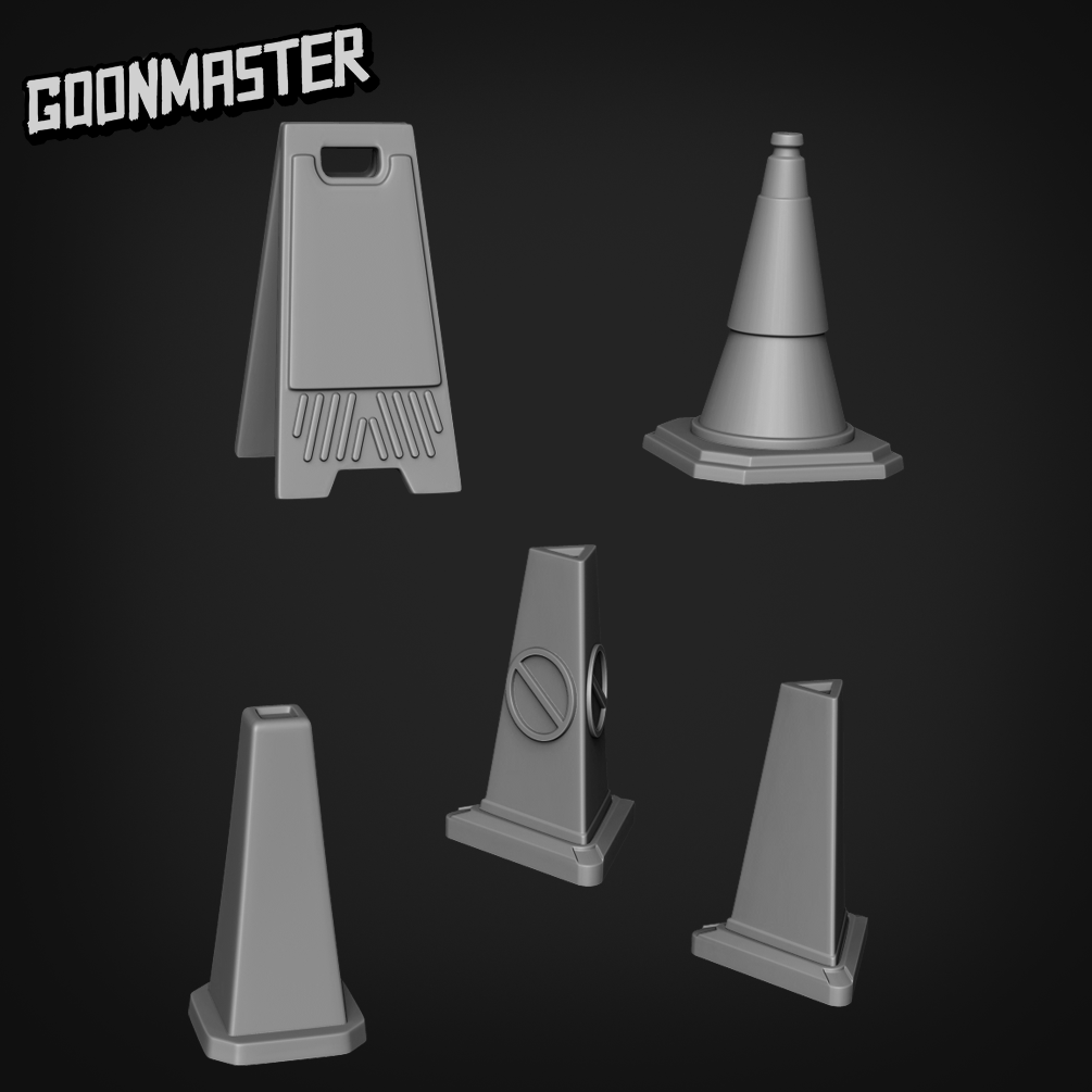 Traffic Cones - Goonmaster Basing Bits