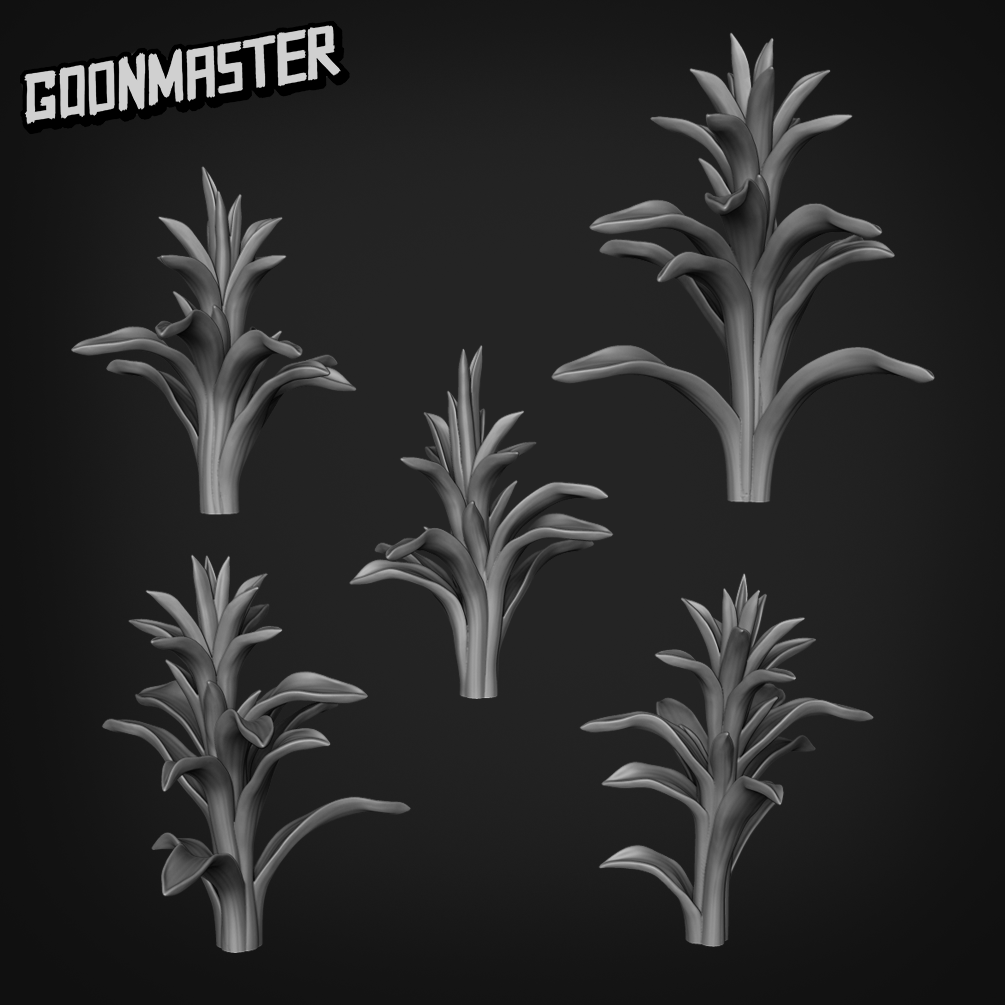Guzmania Bromeliad  - Goonmaster Basing Bits | Scale Model Scarlet Star