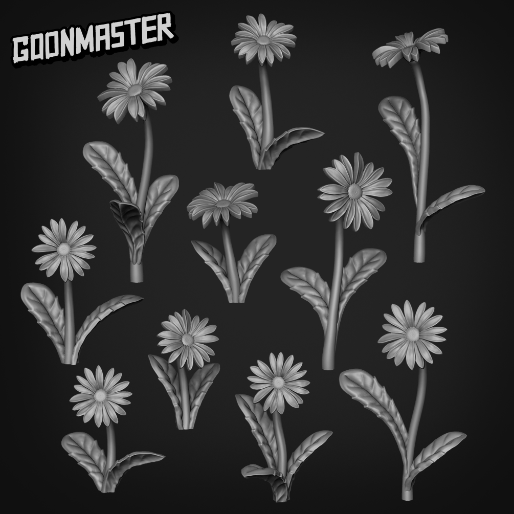 Bellis Perennis - Goonmaster Basing Bits | Scale Model Daisy