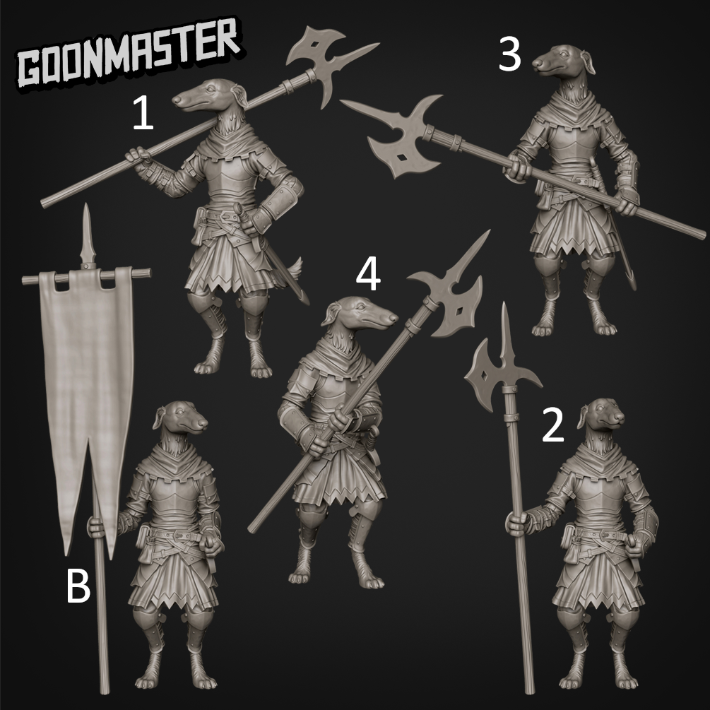 Borzoi Halberd Knights - Goonmaster