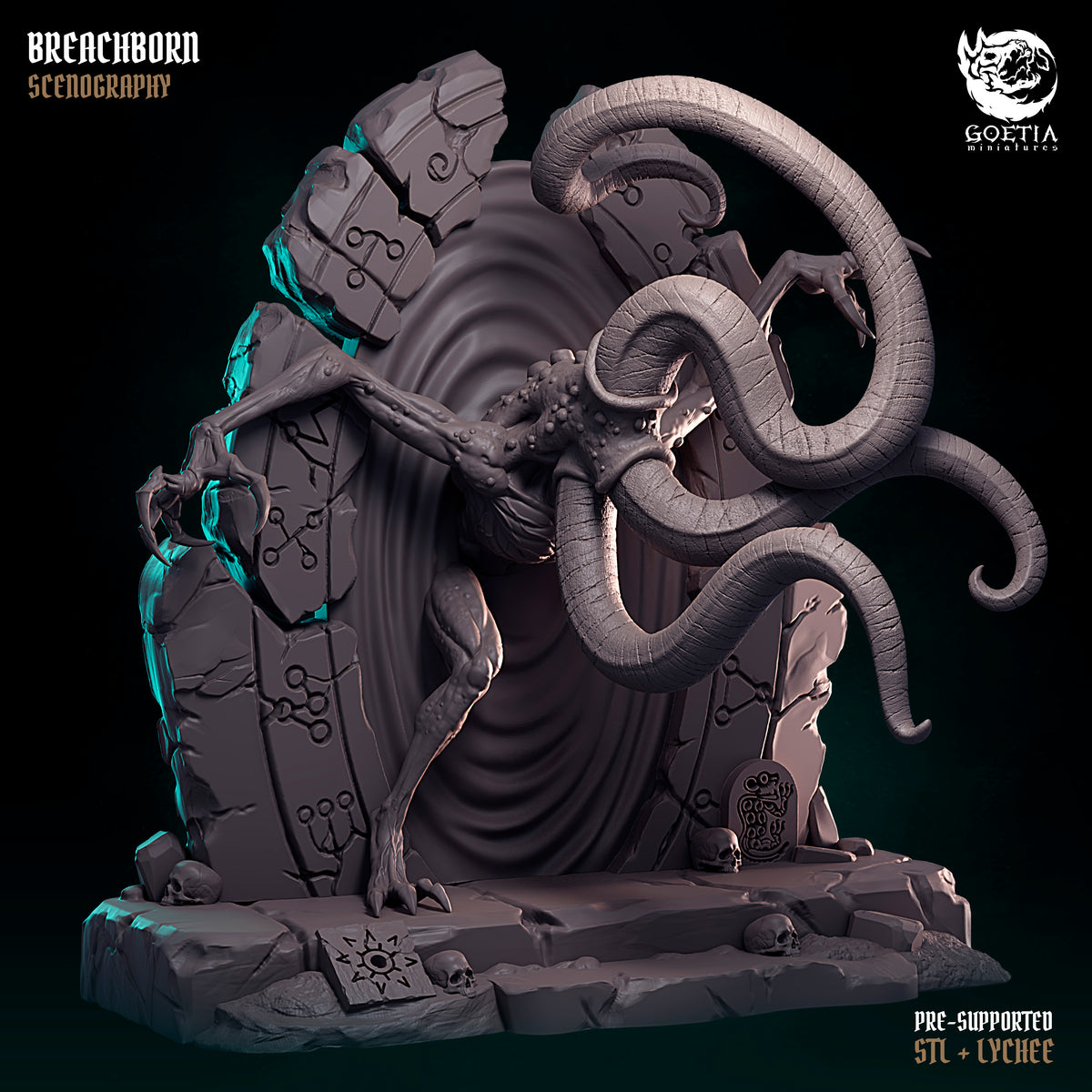 Breachborn, Nyarlathotep Summon. The Cult of Madness - Goetia Miniatures
