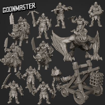 Orc Prowler Rider, Mounted Dragon - Goonmaster