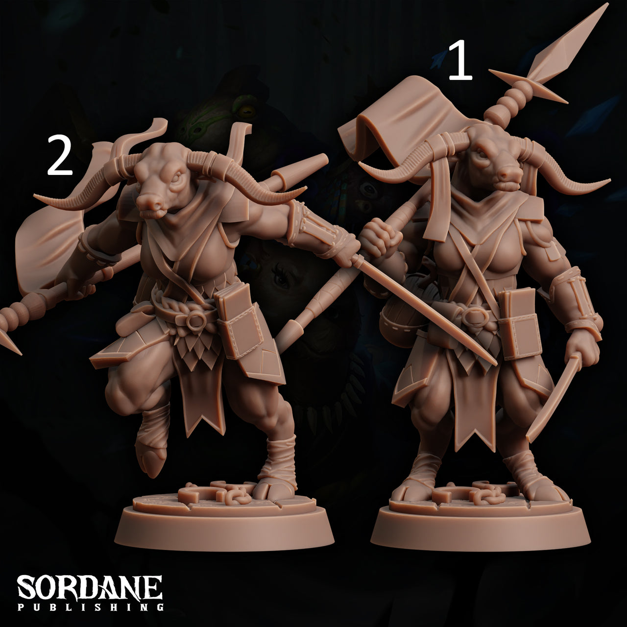 Buba Freedom Fighter Musuundra, Ox Folk Warrior - Sordane Publishing