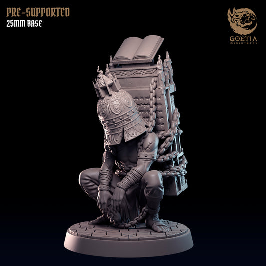 Carrier of Words. Human Altar  - Goetia Miniatures