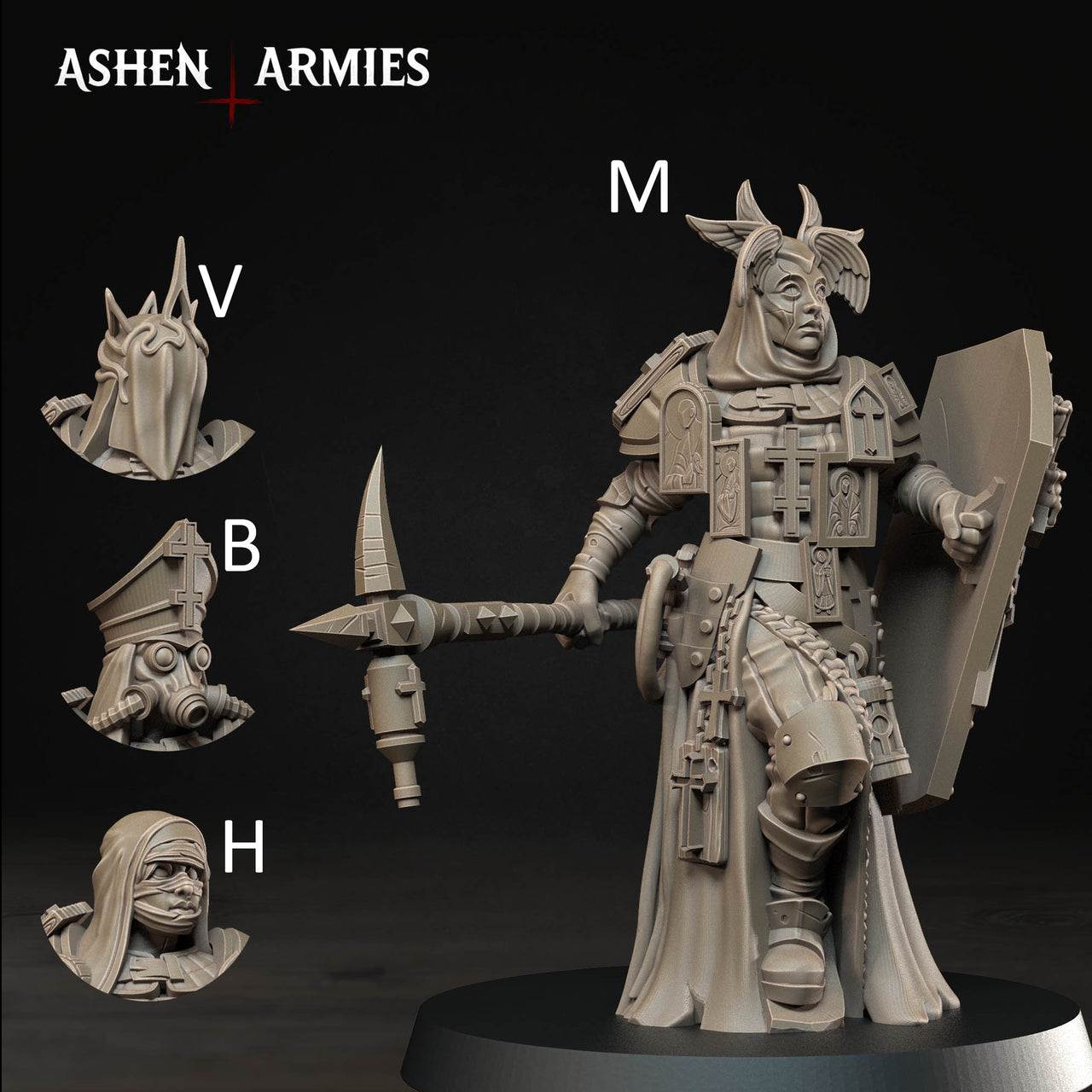Castigator with Hammer. Bleeding Procession - Ashen Armies