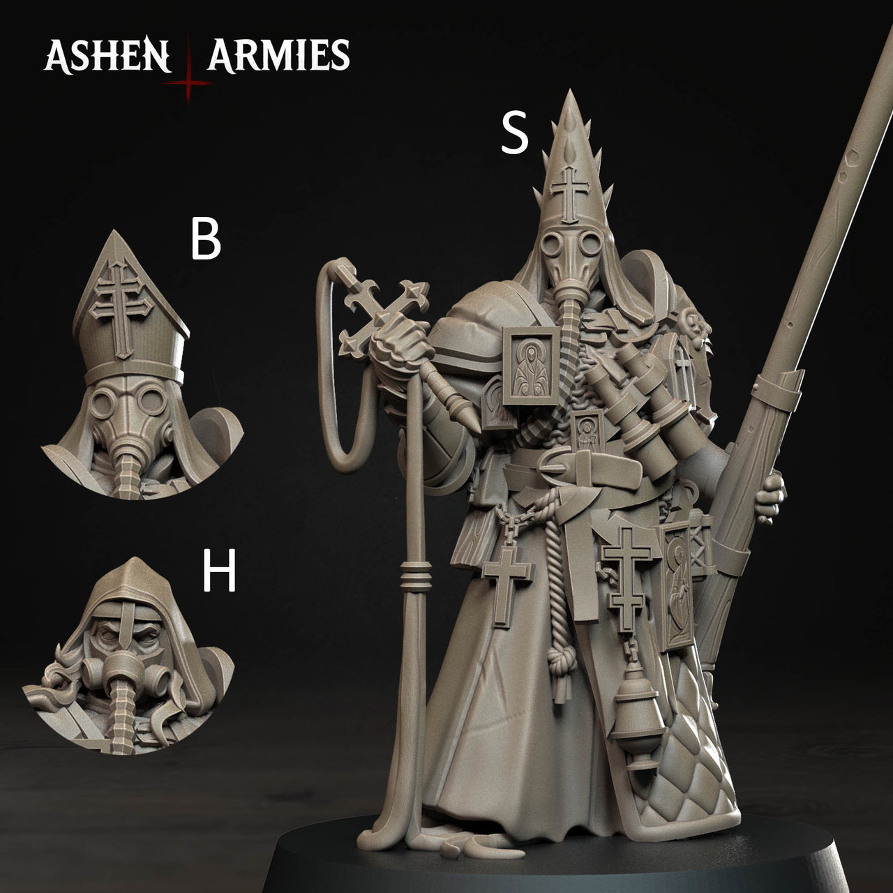 Castigator with Punt Gun. Bleeding Procession - Ashen Armies